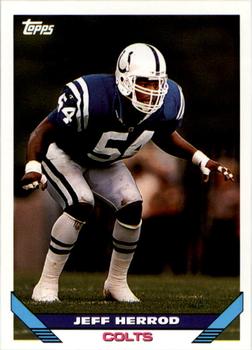 Jeff Herrod Indianapolis Colts 1993 Topps NFL #312